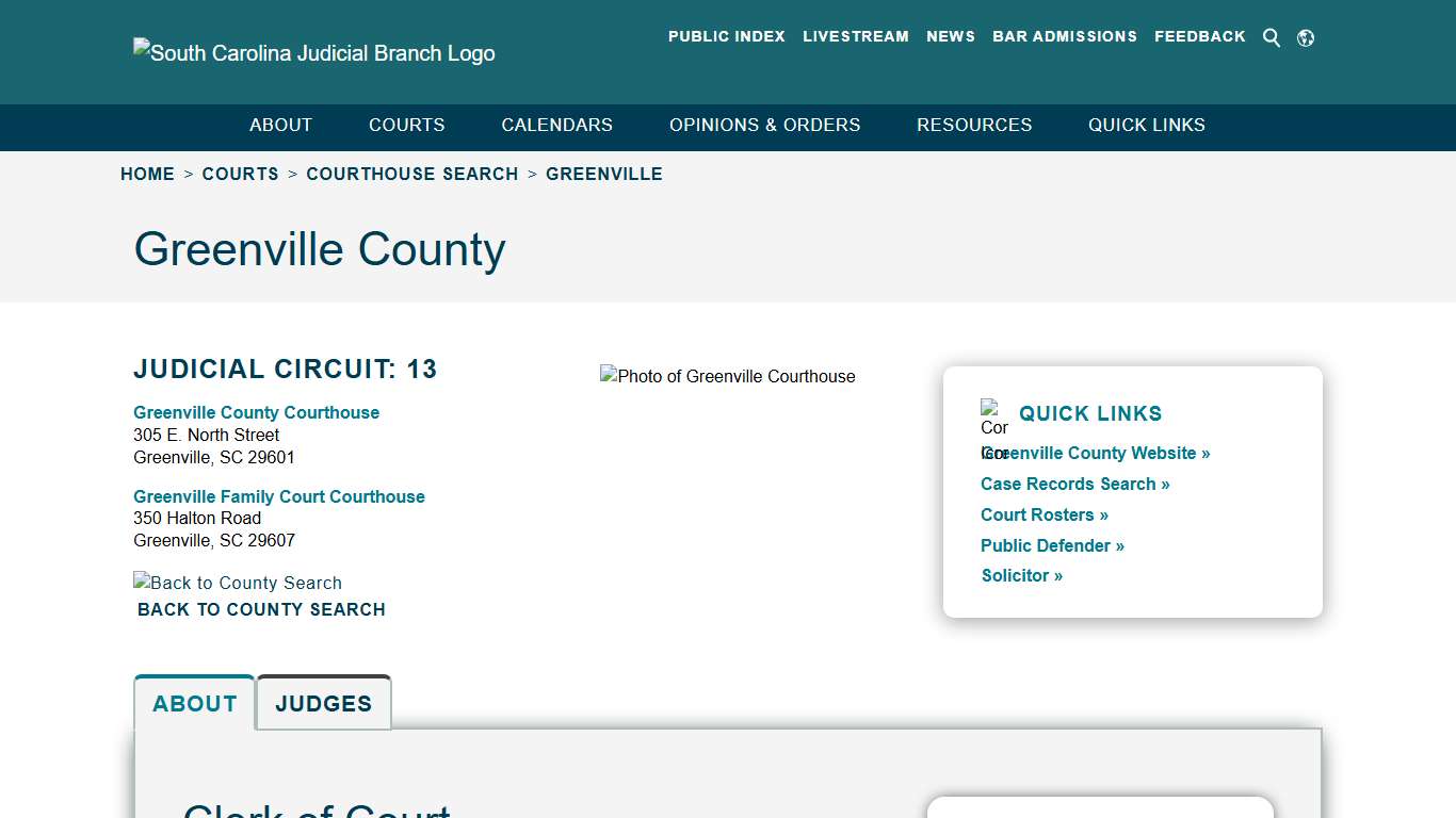 Greenville - South Carolina Judicial Branch